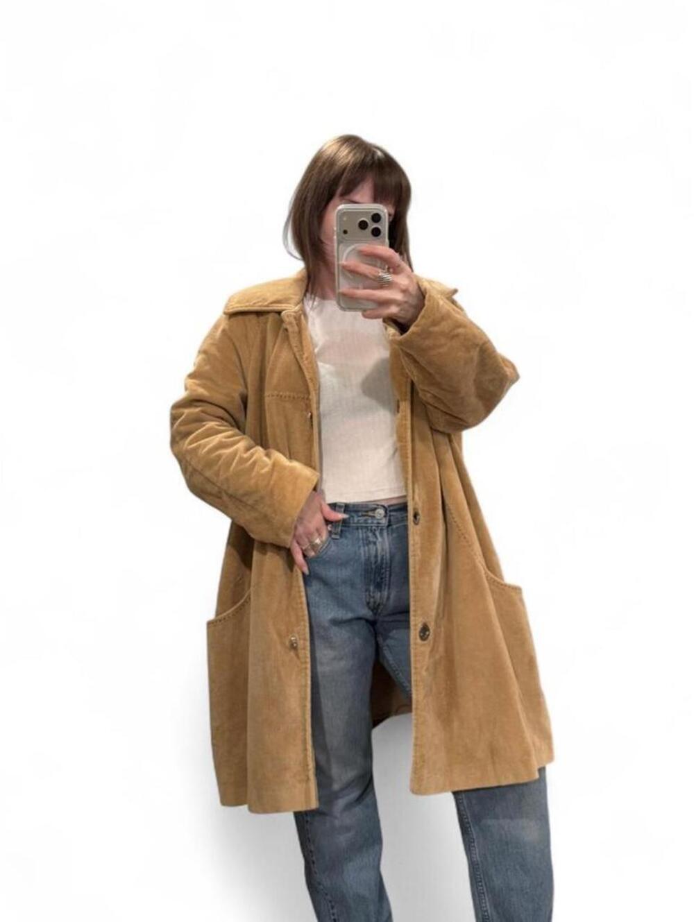 Vintage 60s Sharpee Corduroy Car Coat
